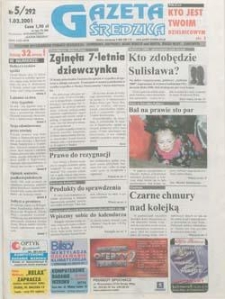 Gazeta Średzka 2001.02.01 Nr5(292)