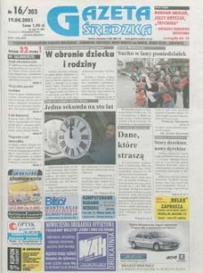 Gazeta Średzka 2001.04.19 Nr16(303)
