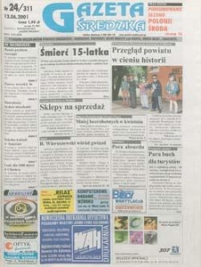 Gazeta Średzka 2001.06.13 Nr24(311)