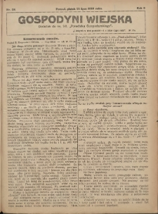Gospodyni Wiejska: dodatek do nr.28. &bdquo;Poradnika Gospodarskiego&rdquo; 1918.07.12 R.3 Nr28