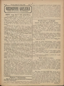 Gospodyni Wiejska: dodatek do &bdquo;Poradnika Gospodarskiego&rdquo; 1919.02.21 R.4 Nr8