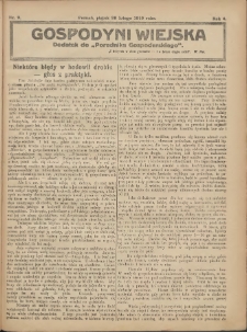 Gospodyni Wiejska: dodatek do &bdquo;Poradnika Gospodarskiego&rdquo; 1919.02.28 R.4 Nr9