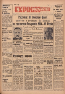 Express Poznański 1951.04.23 Nr111 zawiera Dodatek Sportowy