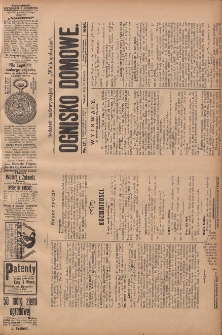 Ognisko Domowe: dodatek nadzwyczajny do "Wielkopolanina" 1908.04.26 Nr17