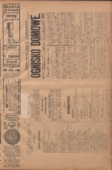 Ognisko Domowe: dodatek nadzwyczajny do "Wielkopolanina" 1908.07.05 Nr27