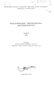 Wielkopolskie Sprawozdania Archeologiczne 1993 T.2