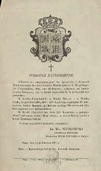 [Zaproszenie Inc.:] " Nabożeństwo przygotowujące do Spowiedzi i Komunii Wielkanocnej ..."