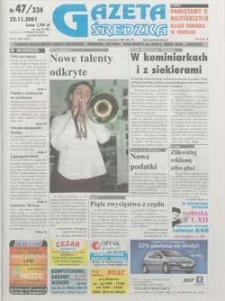 Gazeta Średzka 2001.11.22 Nr47(334)