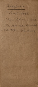 [Zakopane. Wycinki z "Czasu" i "Nowej Reformy" z r. 1888]