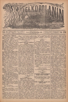 Wielkopolanin 1909.12.02 R.27 Nr275