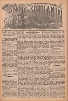 Wielkopolanin 1909.12.15 R.27 Nr285