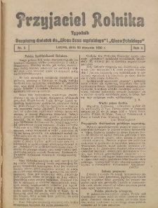Przyjaciel Rolnika: bezpłatny dodatek do Głosu Leszczyńskiego i Głosu Polskiego 1930.01.10 R.3 Nr2