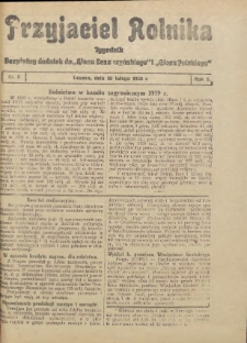 Przyjaciel Rolnika: bezpłatny dodatek do Głosu Leszczyńskiego i Głosu Polskiego 1930.02.28 R.3 Nr9