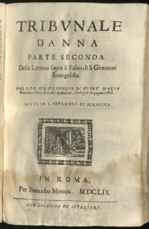 Divinita, ed innocenza di Giesu Christo manifestata nella sua passione [...] dal P. F. Gio: Gregorio di Giesu Maria [...]. P. 2