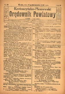 Krotoszyńsko-Pleszewski Orędownik Powiatowy 1929.10.09 R.56 Nr80