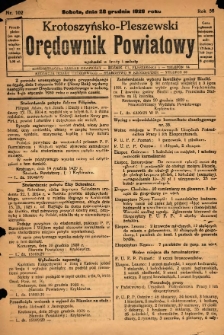 Krotoszyńsko-Pleszewski Orędownik Powiatowy 1929.12.28 R.56 Nr102