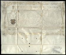 Nominacja bpa Andrzeja Leszczyńskiego, podkanclerzego koronnego na stanowisko kanclerza Królestwa Polskiego