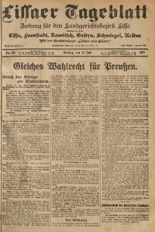 Lissaer Tageblatt. 1917.07.13 Nr.161