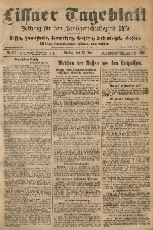 Lissaer Tageblatt. 1917.07.27 Nr.173