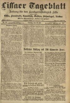 Lissaer Tageblatt. 1917.07.29 Nr.175