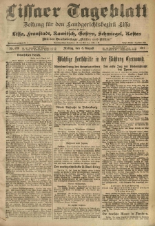 Lissaer Tageblatt. 1917.08.03 Nr.179