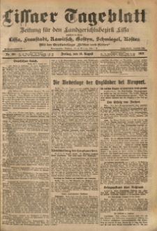 Lissaer Tageblatt. 1917.08.10 Nr.185