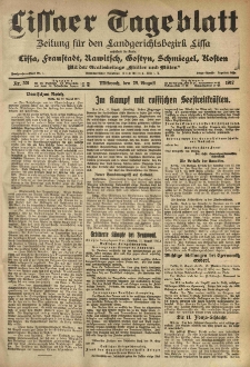Lissaer Tageblatt. 1917.08.29 Nr.201