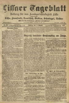 Lissaer Tageblatt. 1917.08.31 Nr.203