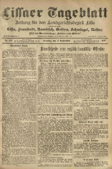 Lissaer Tageblatt. 1917.09.02 Nr.205