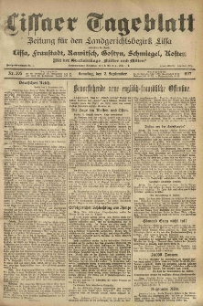 Lissaer Tageblatt. 1917.09.02 Nr.205