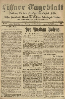 Lissaer Tageblatt. 1917.09.16 Nr.217