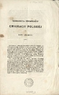 Kommissja Funduszów Emigracji Polskiéj do ogółu emigracji