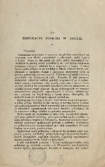 [Zawiadomienie Inc.:] " Do Emigracyi Poskiej [!] w Anglii. Obywatele, Doniesienia dzienników i wyznania urzędników narodowych nie dozwalają ...
