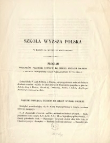 Szkoła Wyższa Polska w Paryżu, 68, Boulevard Montparnasse