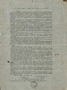 Lud Polski. Gromada Rewolucyjna Londyn w l. 1858-1860. Teka druków ulotnych nr 56. Sygn.38037