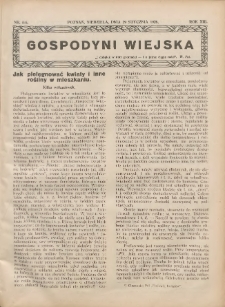 Gospodyni Wiejska: dodatek do &bdquo;Poradnika Gospodarskiego&rdquo; 1928.01.29 R.13 Nr5-6