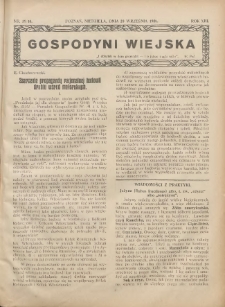 Gospodyni Wiejska: dodatek do &bdquo;Poradnika Gospodarskiego&rdquo; 1928.09.23 R.13 Nr39-40
