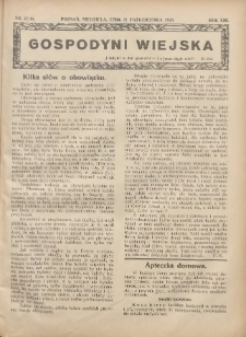 Gospodyni Wiejska: dodatek do &bdquo;Poradnika Gospodarskiego&rdquo; 1928.10.21 R.13 Nr43-44