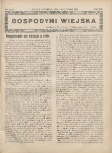Gospodyni Wiejska: dodatek do &bdquo;Poradnika Gospodarskiego&rdquo; 1928.11.04 R.13 Nr45-46