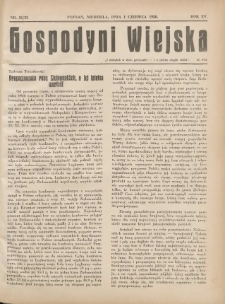Gospodyni Wiejska: dodatek do &bdquo;Poradnika Gospodarskiego&rdquo; 1930.06.01 R.15 Nr21-22