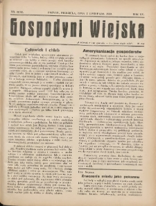 Gospodyni Wiejska: dodatek do &bdquo;Poradnika Gospodarskiego&rdquo; 1930.11.02 R.15 Nr41-42