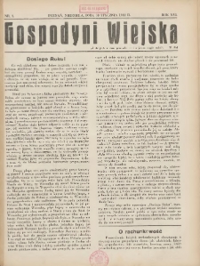 Gospodyni Wiejska: dodatek do &bdquo;Poradnika Gospodarskiego&rdquo; 1932.01.10 R.16 Nr1