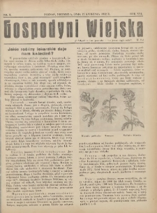 Gospodyni Wiejska: dodatek do &bdquo;Poradnika Gospodarskiego&rdquo; 1932.04.17 R.16 Nr8