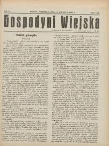 Gospodyni Wiejska: dodatek do &bdquo;Poradnika Gospodarskiego&rdquo; 1932.05.12 R.16 Nr12