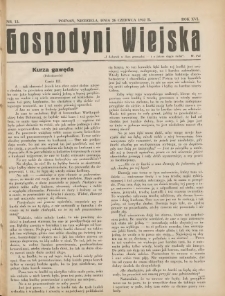 Gospodyni Wiejska: dodatek do &bdquo;Poradnika Gospodarskiego&rdquo; 1932.05.26 R.16 Nr13