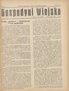 Gospodyni Wiejska: dodatek do &bdquo;Poradnika Gospodarskiego&rdquo; 1932.09.18 R.16 Nr18