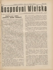Gospodyni Wiejska: dodatek do &bdquo;Poradnika Gospodarskiego&rdquo; 1933.02.19 R.17 Nr4