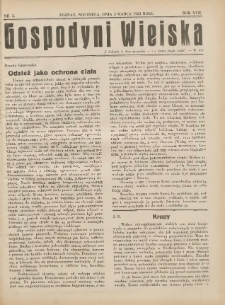 Gospodyni Wiejska: dodatek do &bdquo;Poradnika Gospodarskiego&rdquo; 1933.03.05 R.17 Nr5