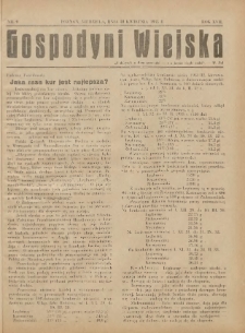 Gospodyni Wiejska: dodatek do &bdquo;Poradnika Gospodarskiego&rdquo; 1933.04.30 R.17 Nr9