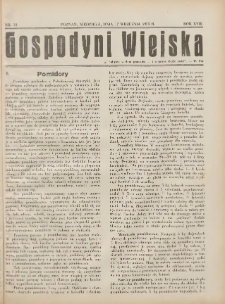 Gospodyni Wiejska: dodatek do &bdquo;Poradnika Gospodarskiego&rdquo; 1933.09.17 R.17 Nr18